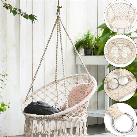 Get bedroom aesthetic hanging chair today w/ drive up or pick up. REVIEW: Macrame Hammock Swing Chair by Sorbus