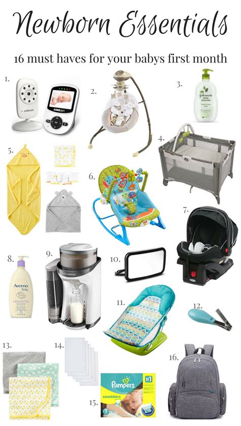 Check Out These 16 Newborn Essentials For Your Babys First Month