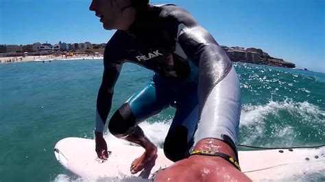 Surfing In Sydney At Bondi Beach YouTube