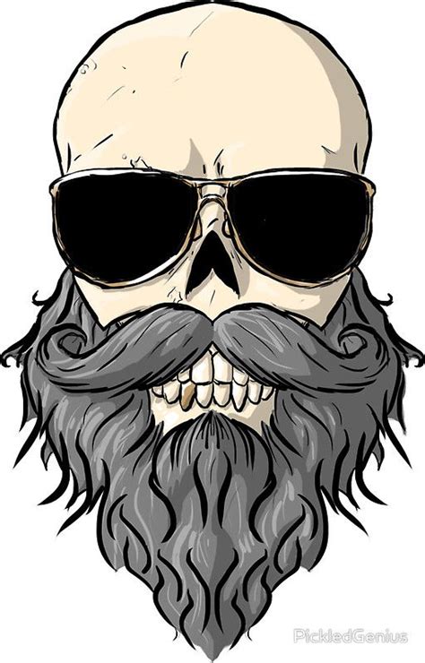 Bearded Skull Skull Beard Beard Art Bearded Skull Tattoo