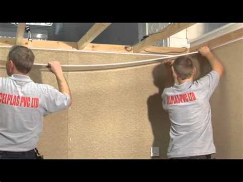They pvc dumaplast panels are ideal for cladding ceilings in bathrooms, toilets, kitchens, basements, garages and all other the ceiling panels can be installed continuously and can bridge any length. PVC Ceiling Cladding installation - YouTube