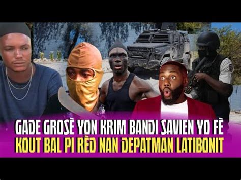 Gadon Krim Bandi Savyen Touye Yon Fi Yo Fouye Yon Bout Y Nan Bouboune