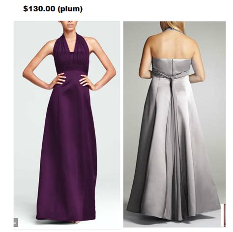Satin Empire Ball Gown With Illusion Halter Style 81441 Plum David S