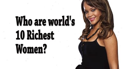 Worlds Ten Richest Women In 2021 Youtube