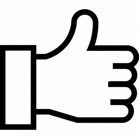Finger Gesture Hands Like Thumbs Up Vote Icon Icon