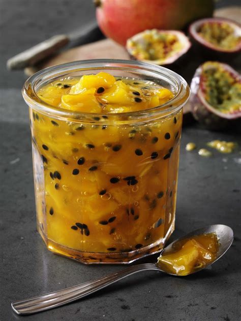 Mango And Passion Fruit Jam Recipe Claire Justine Recipe Fruit