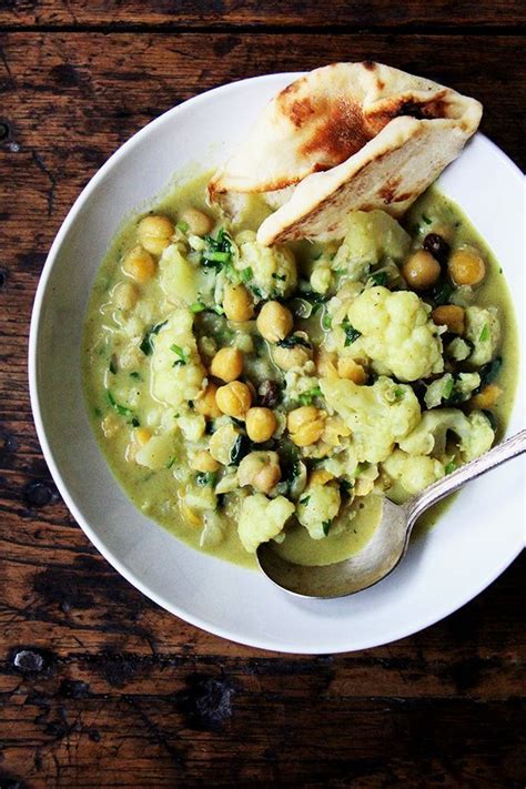 Curried Chickpeas With Cauliflower And Coconut Milk Alexandra S