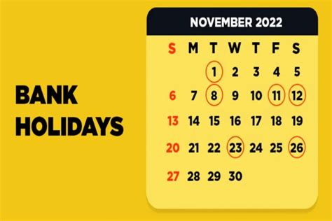 Bank Holidays November 2022 These Days In November Will See Banks
