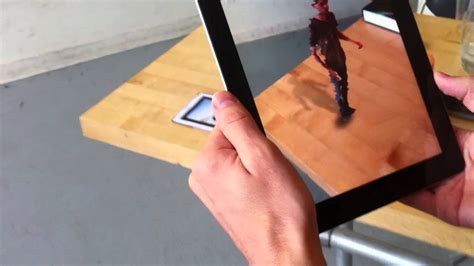 augmented reality 3d video on ipad with kinect youtube