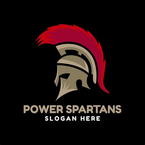 Spartan Warrior Symbol Emblem Spartan Helmet Logo Spartan Greek