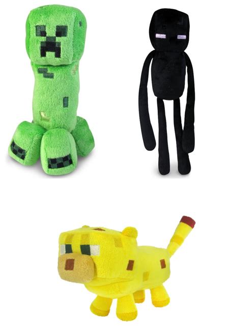 Minecraft Plush Toys Just 699 Choose From Creeper Enderman Or Ocelot Ocelot Toy Sale