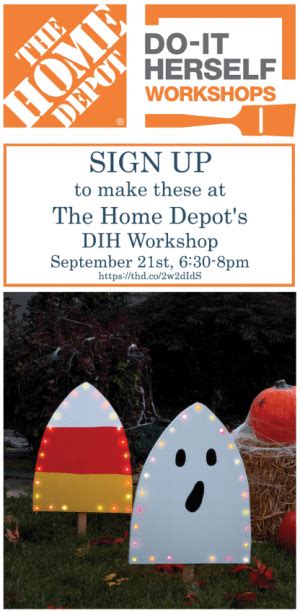 Dih Workshop At The Home Depot Harvest Yard Sign Simply Designing