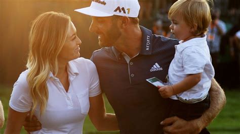 Dustin Johnsons Pre Us Open Schedule Includes Paulina Gretzky Giving