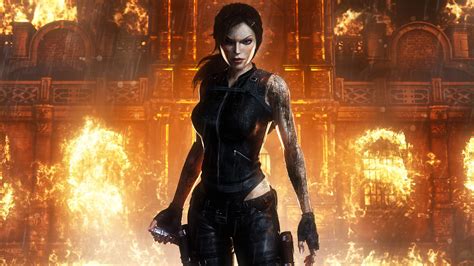 Fondos De Pantalla Lara Croft Tomb Raider Medianoche Captura De