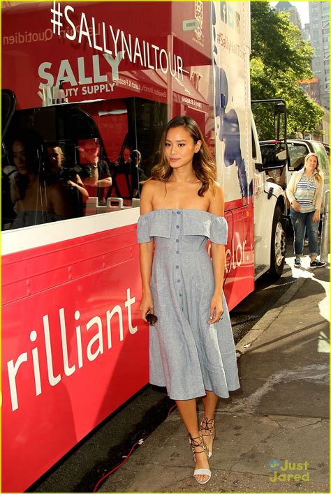 Jamie Chung Gets Gorgeous Silver Mani At Sally Beauty's ...