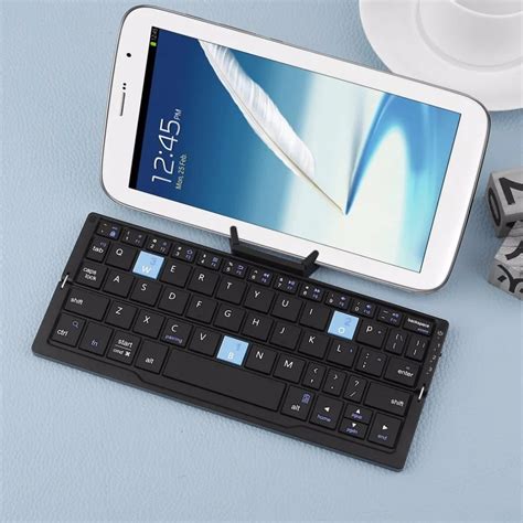 2018 Bluetooth Keyboard Travel Portable Folding Metal Keyboard For Ios