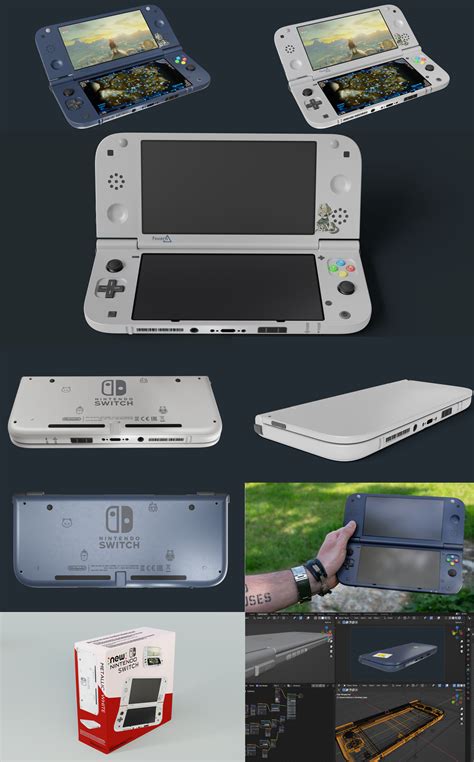 Artstation Concept Model Of A Nintendo Switch Console