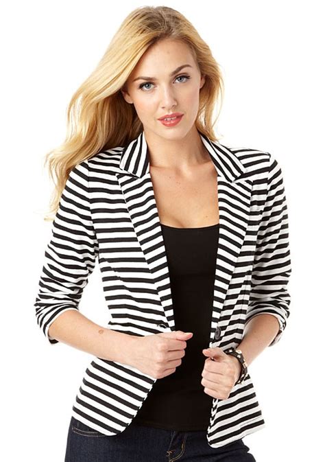 striped blazer at alloy blazers for women fashion womens striped blazer