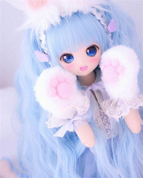 Cute Anime Dolls Cheering Up😍😍😍😍 Anime Dolls Bjd Dolls Girls