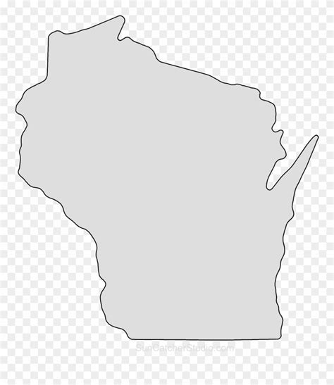 Wisconsin Outline Map Of Wisconsin