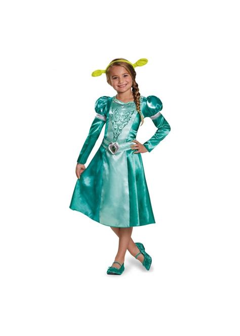 Dreamworks Princess Fiona Classic Girls Dress Costume Princess Costumes