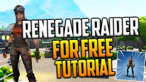 New How To Get Renegade Raider In Fortnite Battle Royale Works In