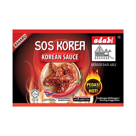 Adabi Sos Korea Korean Sauce 60g Qiksmart