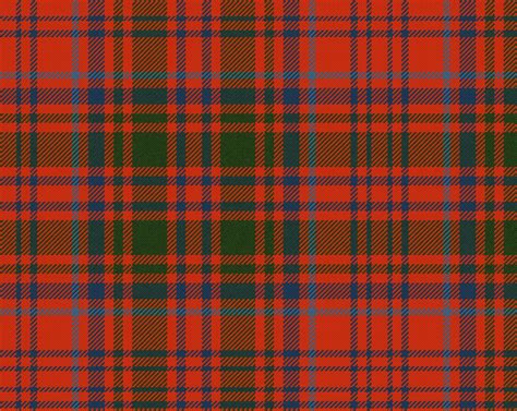 Grant Red Ancient Tartan 11oz Cloth Scottish Shop Macleods Scottish
