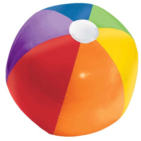 Inflatable Beach Ball Rainbow Colours Amscan Asia Pacific