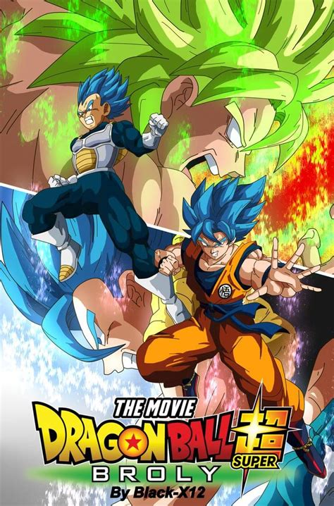 Dbs Broly Posterfanmade Remake By Black X12 On Deviantart Dragon Ball