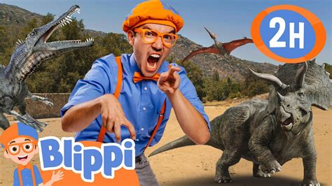 Blippi Dinosaur Sighting 🦖 Blippi X T Rex Ranch Educational Dino Kids
