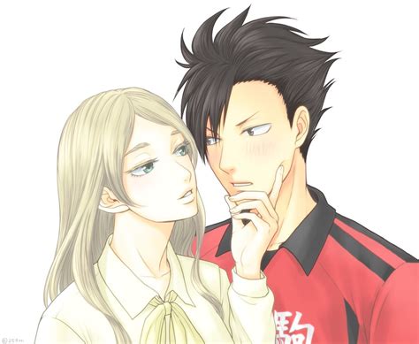 Kuroo Tetsurou And Haiba Arisa Haikyuu Drawn By Hi 259 Danbooru