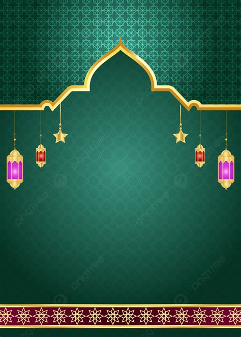 랜턴 달 별과 녹색 황금 이슬람 배경 아랍어 포스터 Juma Mubarak 벡터 배경 화면 및 일러스트 무료 다운로드 Pngtree