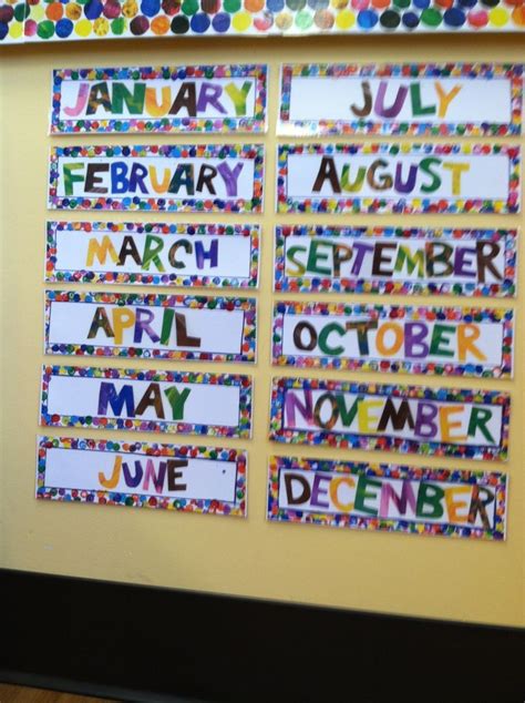 Creative Classroom Ideas · Eric Carle Style Months Of The Year Eric