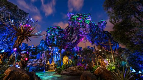 Disney Parks After Dark Pandora The World Of Avatar Comes To Life At