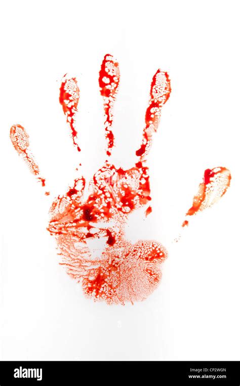 Hand Print Blood Hi Res Stock Photography And Images Alamy