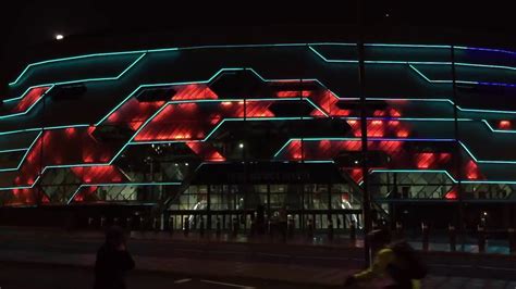 First Direct Arena Lights Leeds Youtube