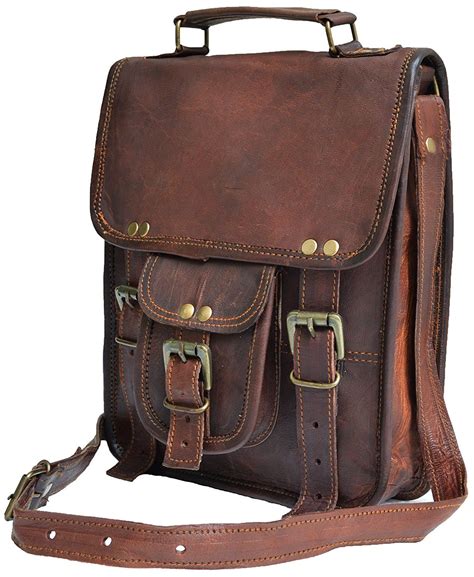 Leather Shoulder Bags For Men Iucn Water