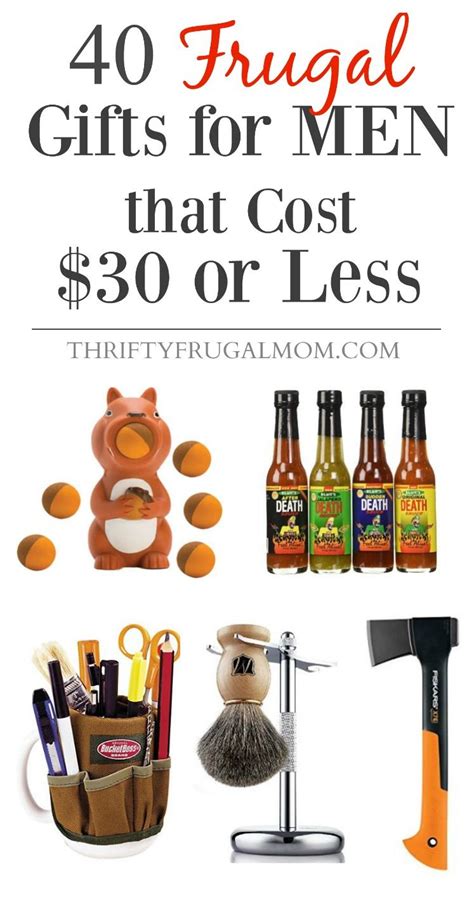 Find me a gift is here to help you, whatever your relationship with your dad and. 40 Frugal Gifts for Men- all $30 or Less! | Cheap ...