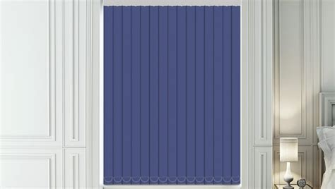 Classic Dark Blue Vertical Blind New Sq Metre Pricing Shades Blinds