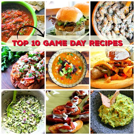 Top 10 Game Day Recipes Sumptuous Living