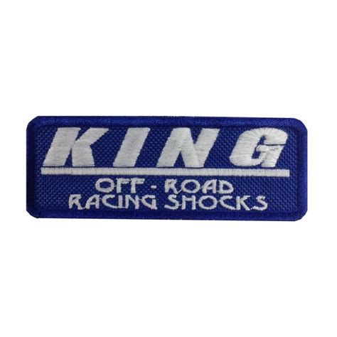 1441 Embroidered Badge Patch Sew On 100mmx40mm King Off Road Racing