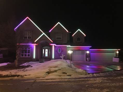 Permanent Outdoor Led Strip Christmas Lighting For An Energy Efficient
