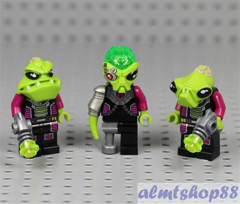 Lego Alien Conquest 3x Minifigure Trooper Android Pilot 7050 7052