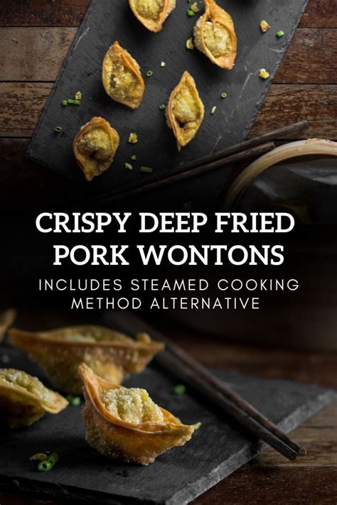Delicious Crispy Pork Wontons Blogtastic Food