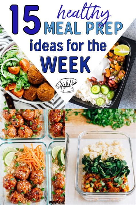 15 Healthy Meal Prep Ideas For The Week To Simplify Your Life Thefab20s