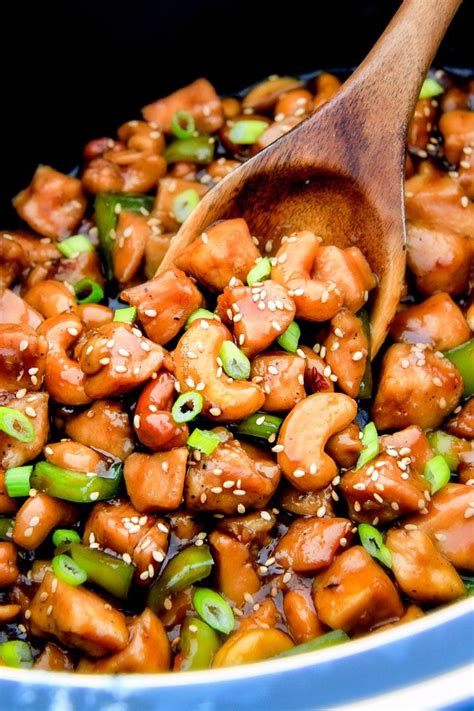 Slow Cooker Chinese Cashew Chicken This Is The Best Cashew Chicken I