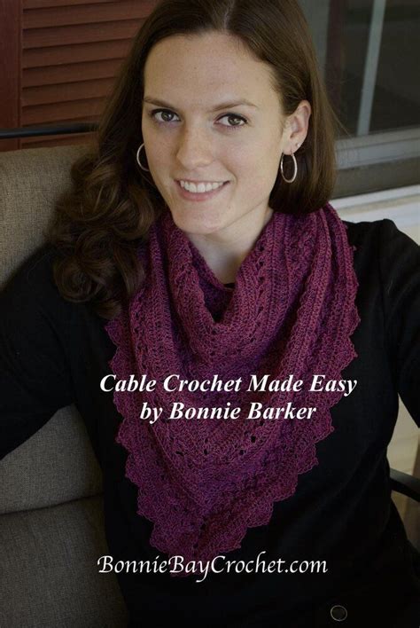 abigail scarf and shawl crochet pattern by bonnie barker scarf crochet pattern shawl crochet