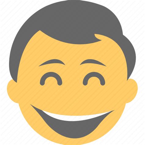 Boy Emoji Emoticon Joyful Laughing Smiling Icon Download On