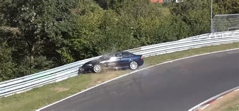 Bolt se afla pe o autostrada in st catherine, jamaica. E46 BMW M3 Has Ridiculous Nurburgring Crash, Gets Trashed - autoevolution